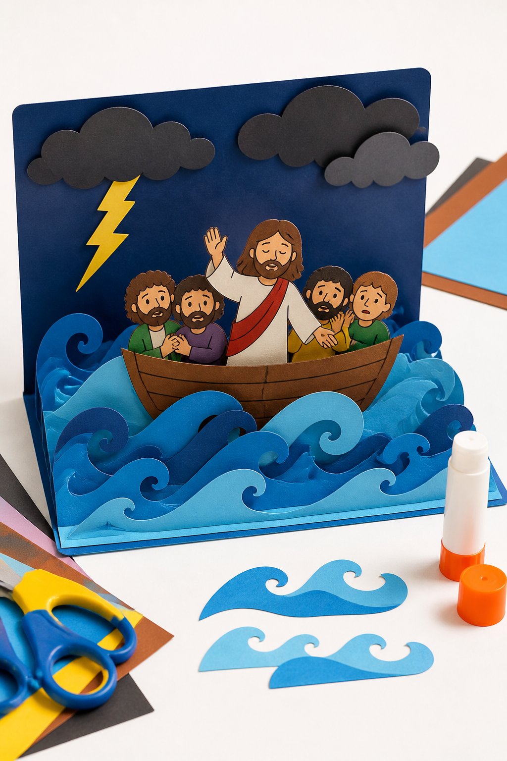 15 Jesus Calms the Storm Activity Ideas for Kids Bible Lessons — Crafts ...